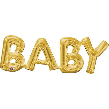 Folieballong Baby Guld - Ballongkungen
