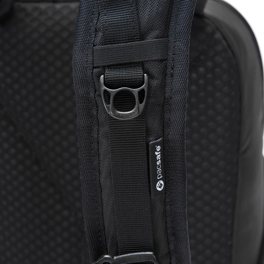 Stöldsäker ryggsäck - PACSAFE Vibe 20 Econyl Anti-Theft Backpack Black - 10