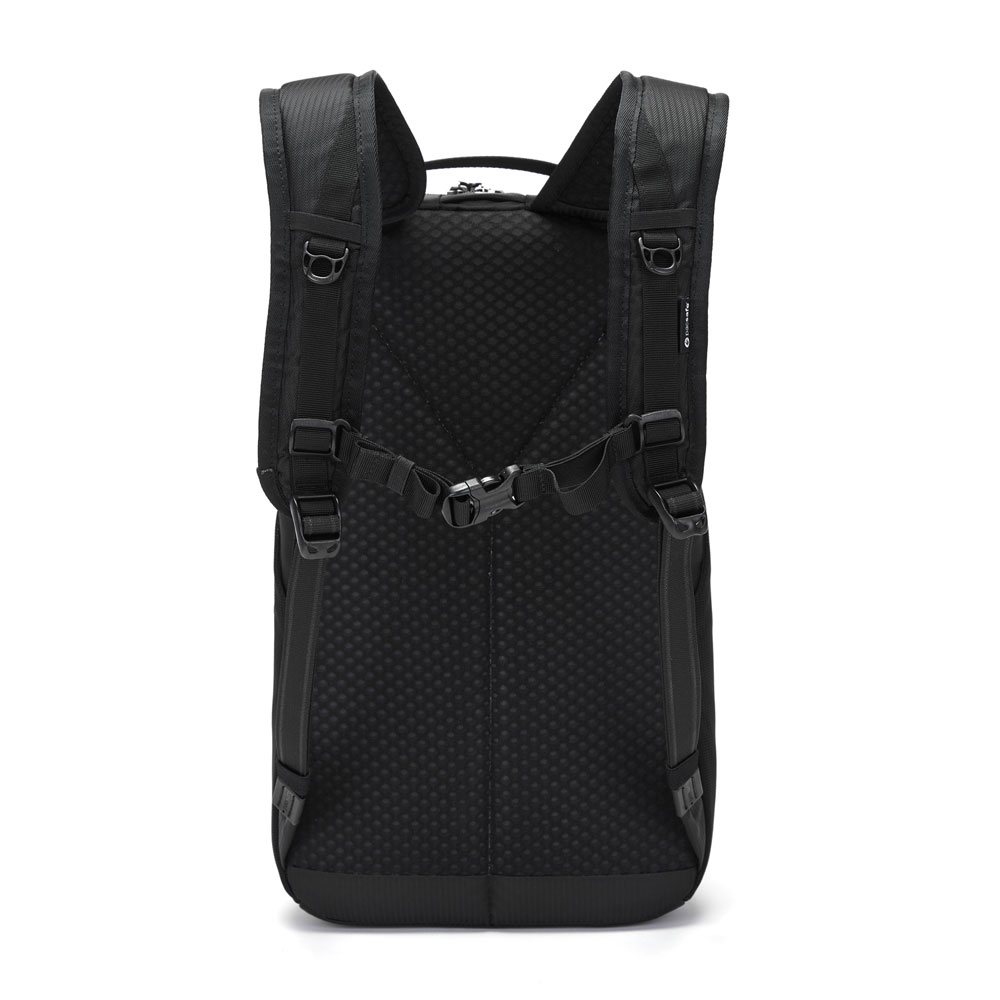 Stöldsäker ryggsäck - PACSAFE Vibe 20 Econyl Anti-Theft Backpack Black - 3