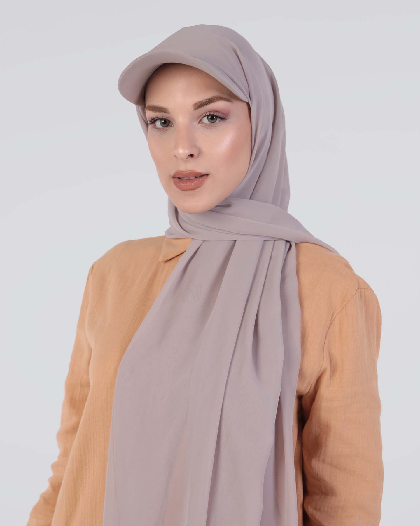 Silk Hijab Cap - Nude