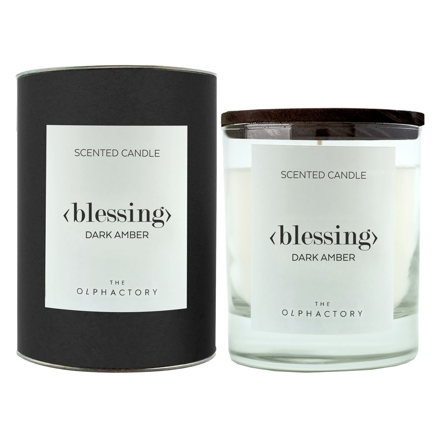 The Olphactory Blessing Dark Amber Candle