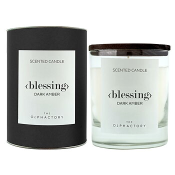 The Olphactory Blessing Dark Amber Candle