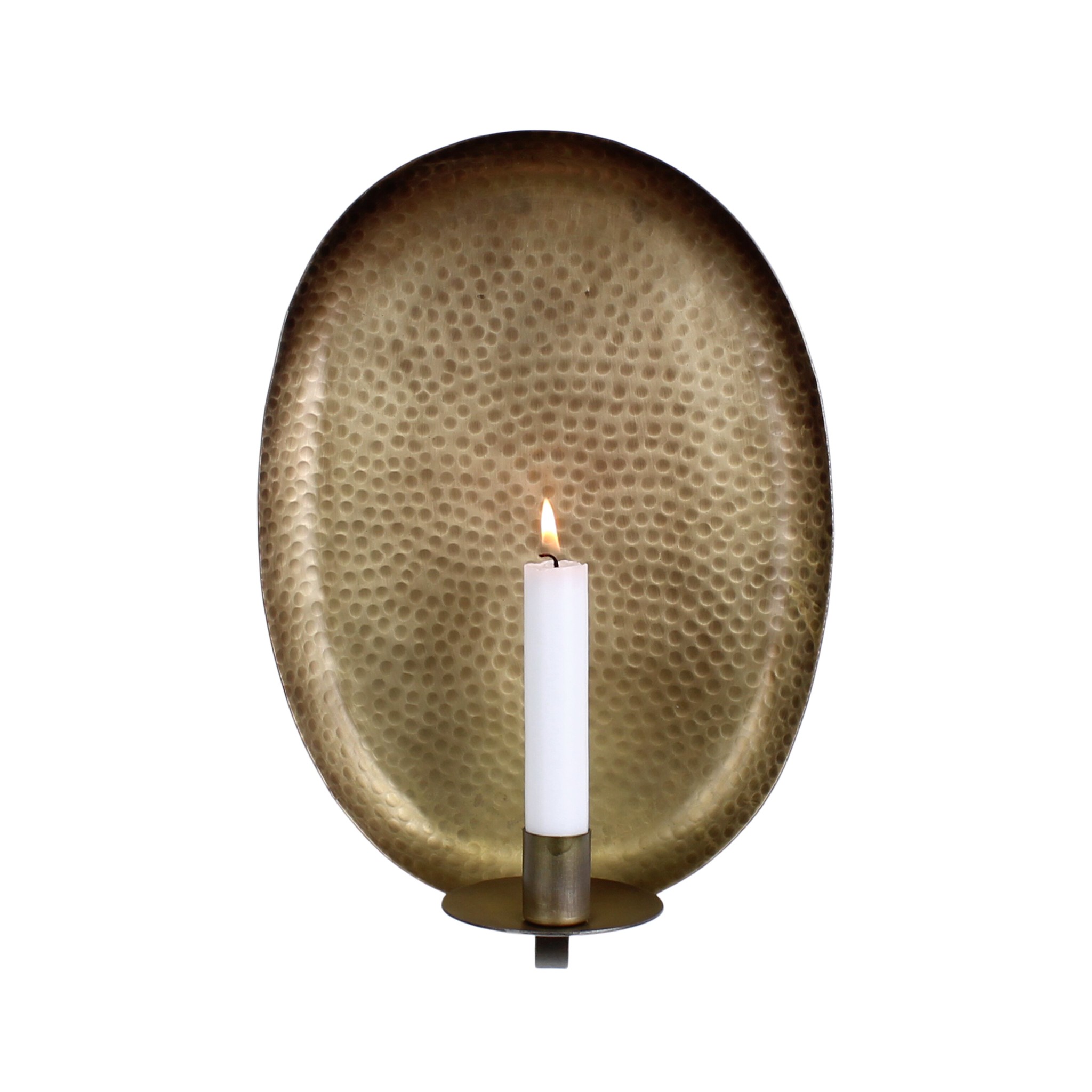 Seinäkynttilänjalka Margot Antiiki Brass - 2