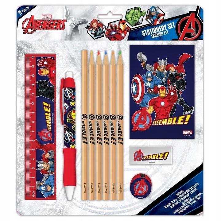 Avengers Marvel Skolset 11 delar