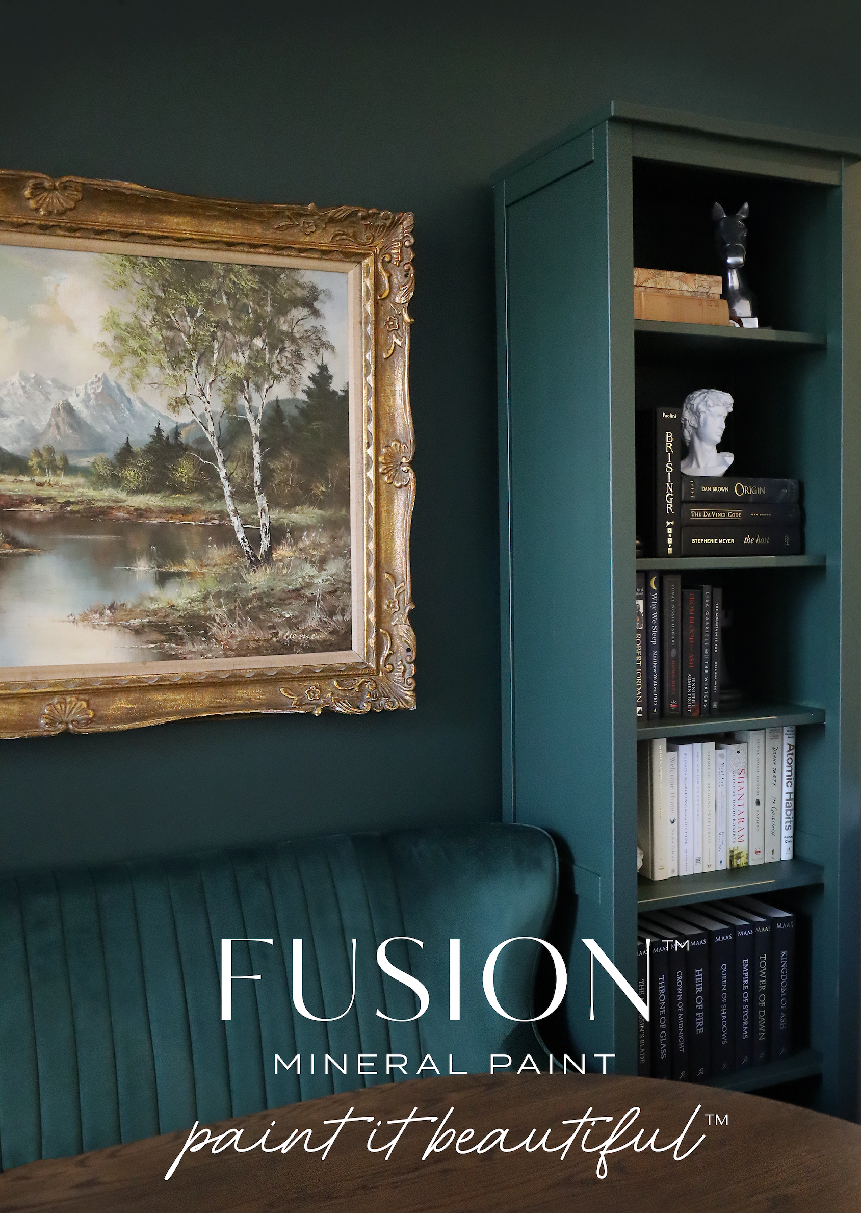 Fusion Mineral Paint Manor Green  - 5