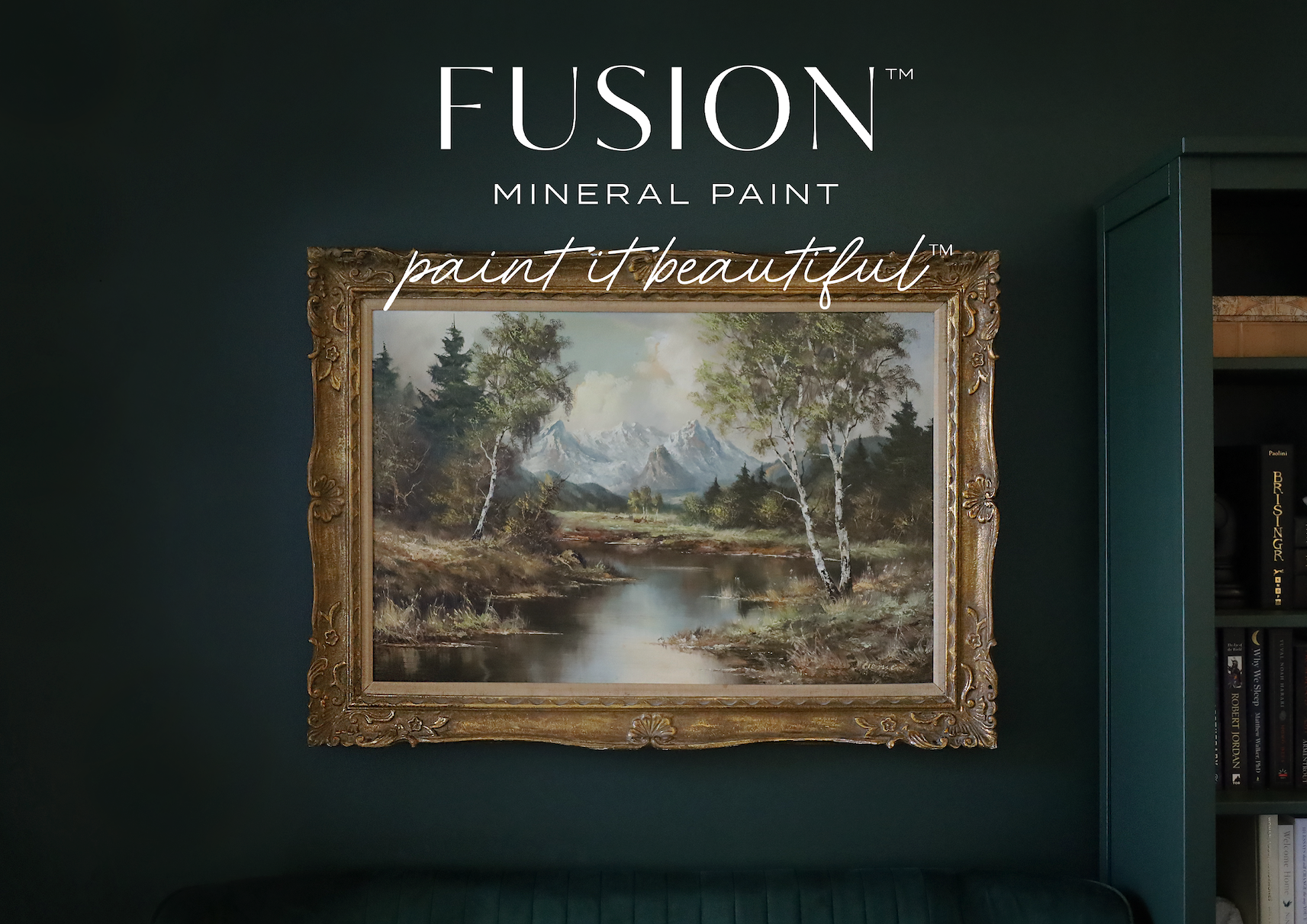 Fusion Mineral Paint Manor Green  - 6