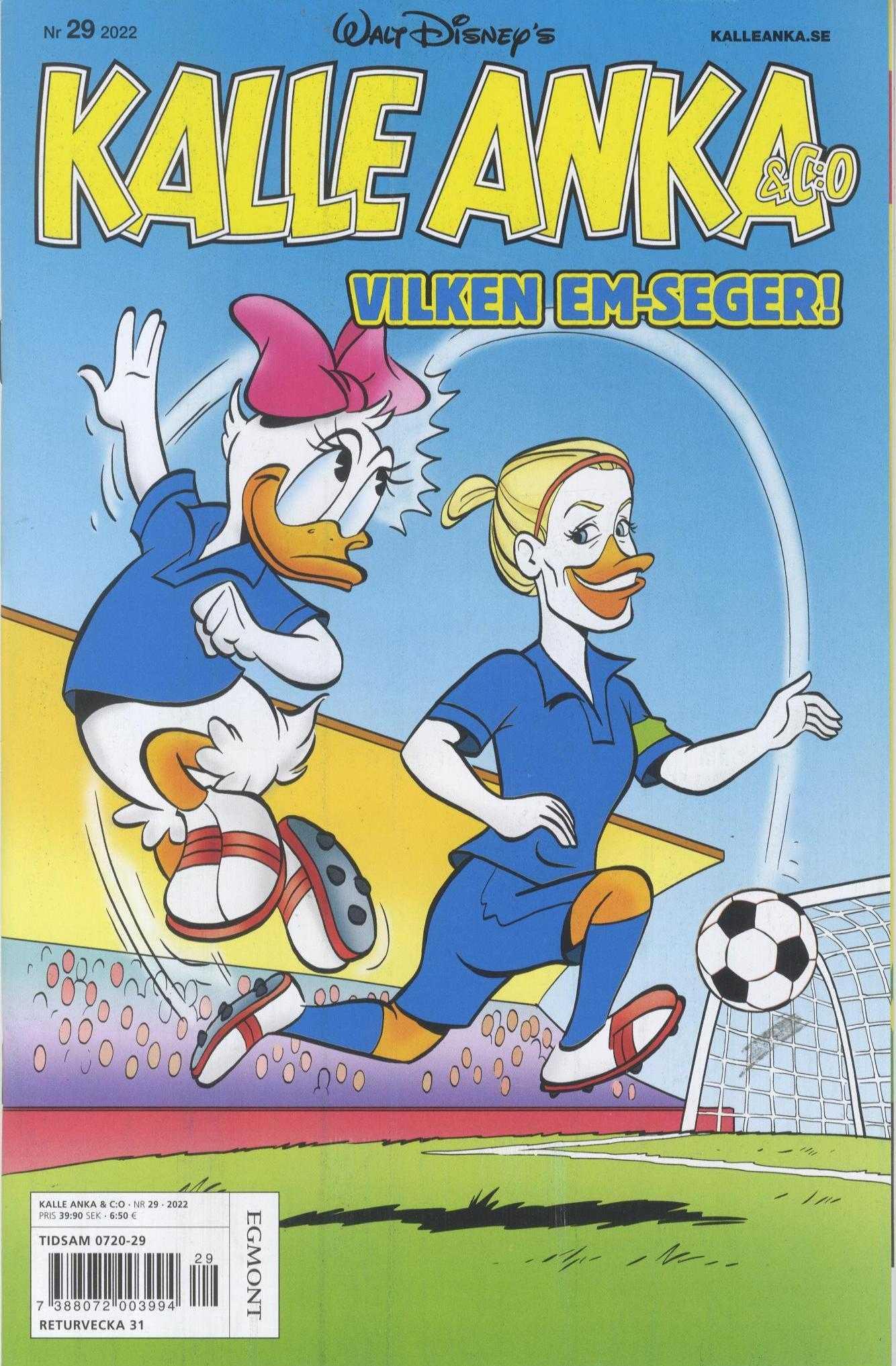 Kalle Anka & CO nr 29 2022, Vilken EM-seger