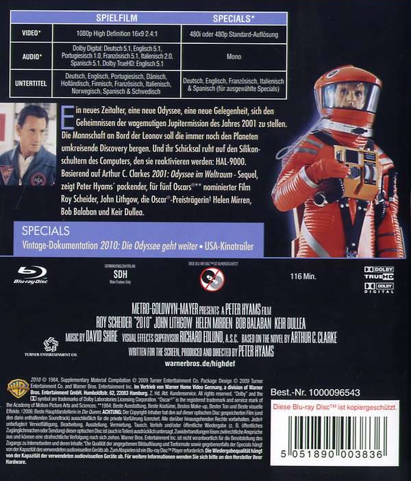 2010 - The Year We Make Contact (Blu-ray) - 2