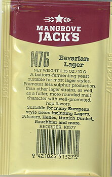 Mangrove Jack's M76 Bavarian Lager ølgær 10 gr.