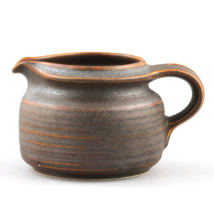 Göran Bäck (Kaarna 1961) Brown Rustic Creamer 11 cm
