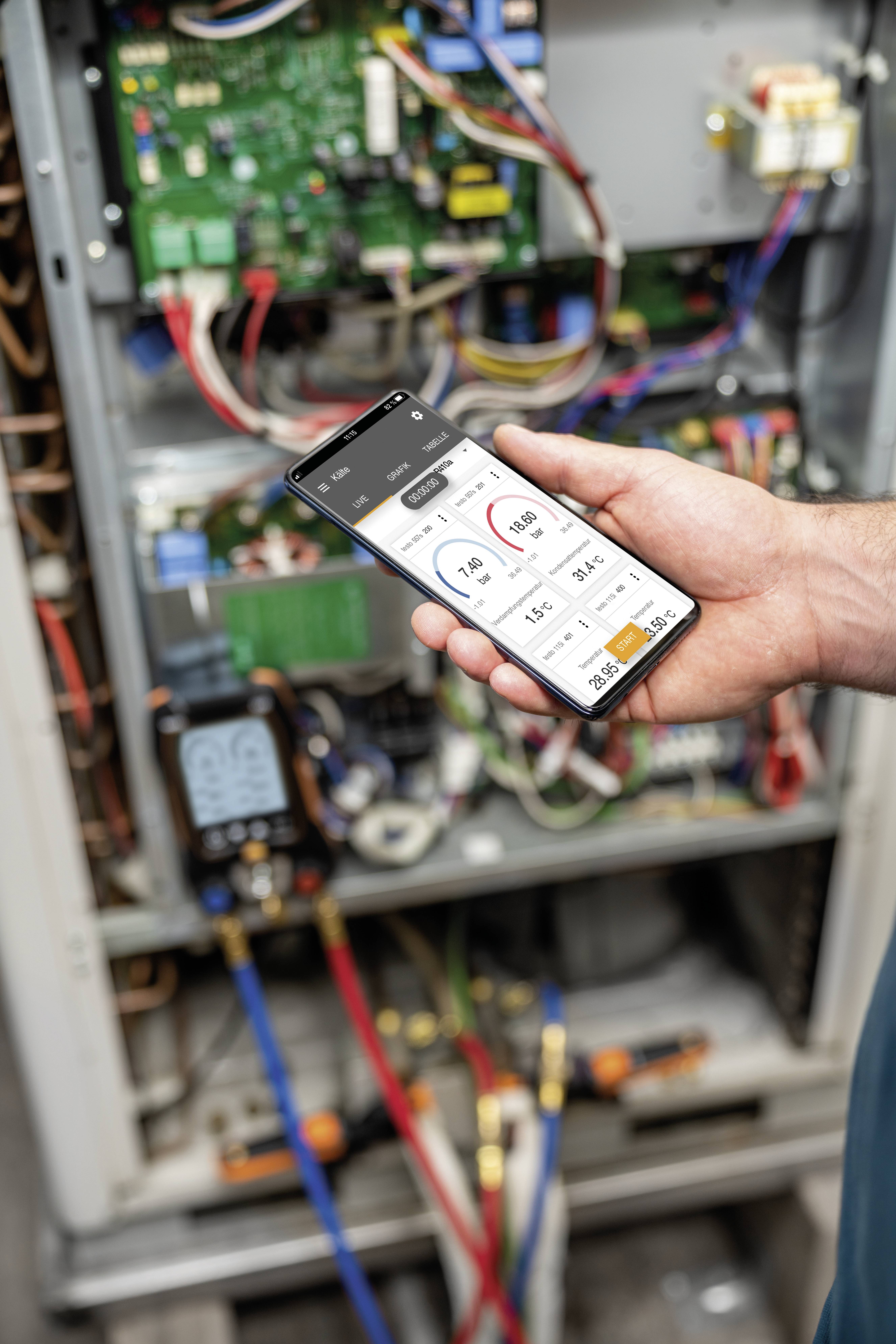Testo 550s Mätset inkl. instrument, trådlösa temp.givare och serviceväska - 3