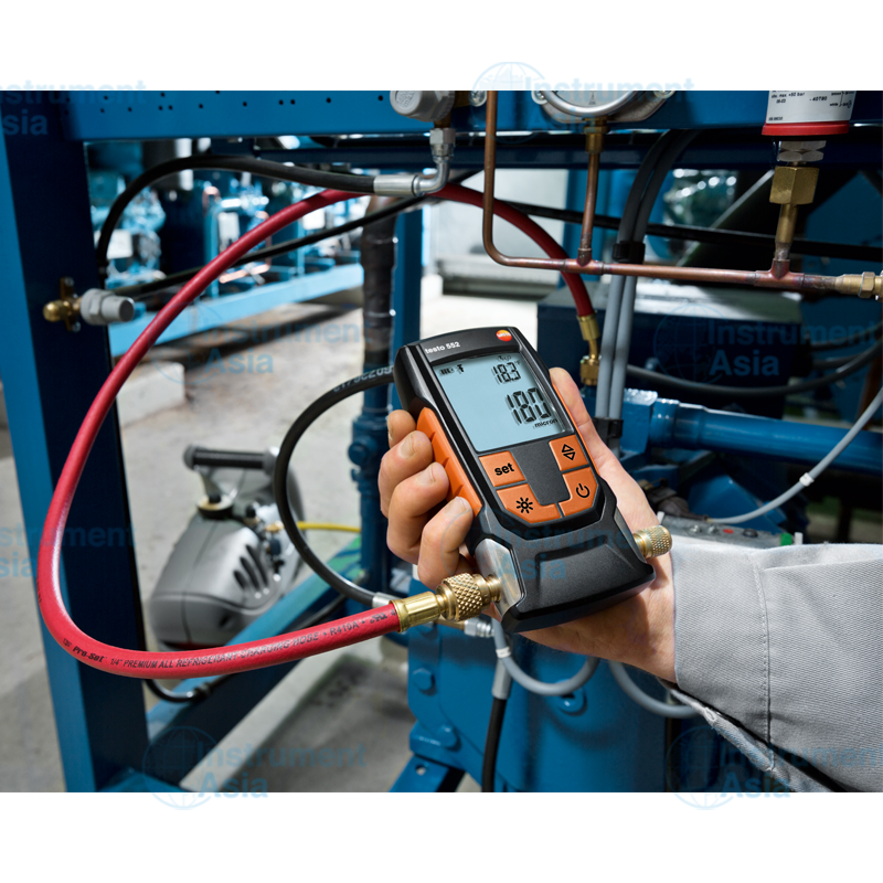 Testo 552  tryckmätare för vakuumsugning av värmepumpar och kylsystem - 3