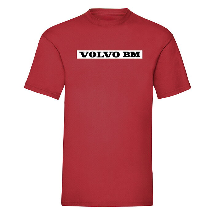 T-shirt Volvo BM  "Klassisk logo" Röd