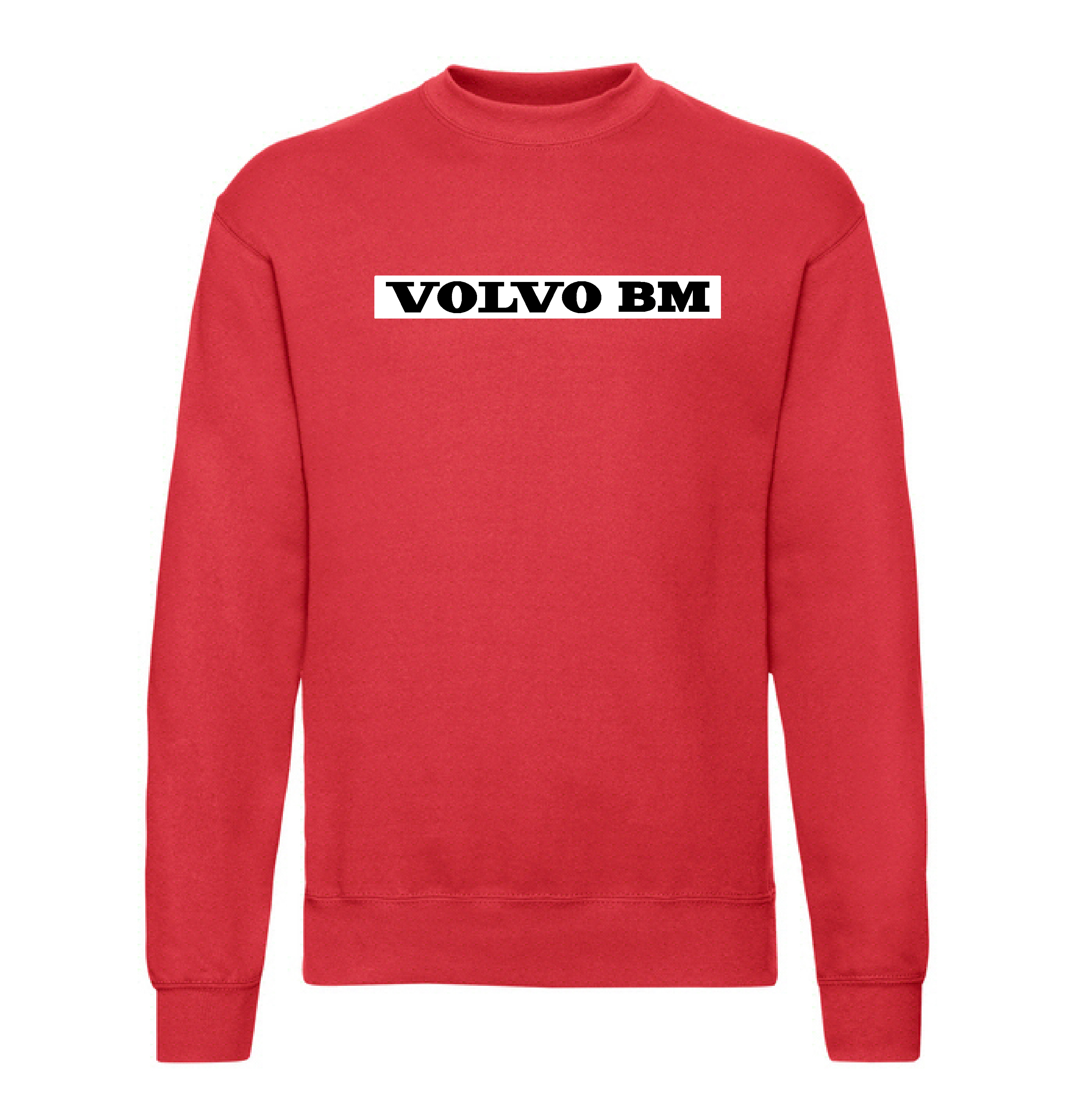 Sweatshirt Volvo BM  "Klassisk logo" Röd