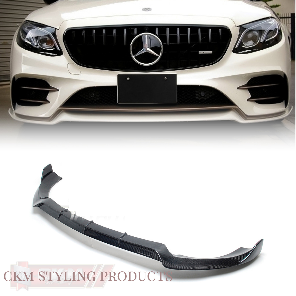 1. AMG E43/e53 front carbon lip v1 - 2