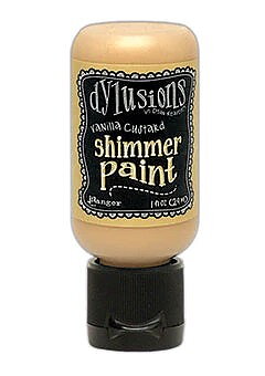 Dylusions Shimmer Paint Vanilla Custard, 1oz