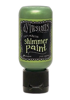Dylusions Shimmer Paint Dirty Martini, 1oz