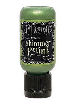Dylusions Shimmer Paint Dirty Martini, 1oz