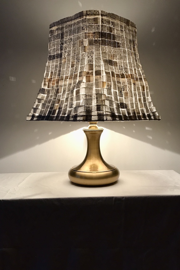 SÅLD Lampskärm #4 Mässing bullig  - 5