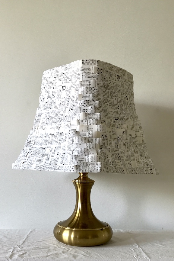 SÅLD Lampskärm #4 Mässing bullig  - 4