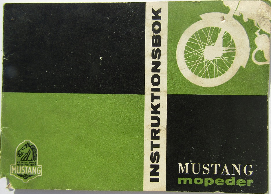 1960-tal Mustang Mod 617 och 618 Instruktionsbok