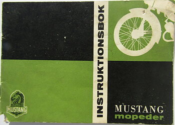 1960-tal Mustang Mod 617 och 618 Instruktionsbok