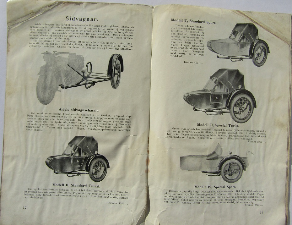 1931 Ariel broschyr svensk - 3