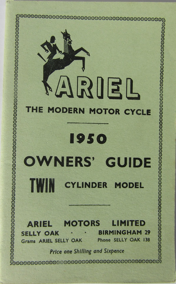1950 Ariel 500 cc KG & KH Owners' Guide
