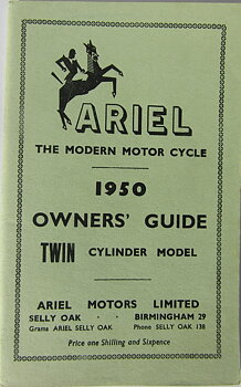 1950 Ariel 500 cc KG & KH Owners' Guide