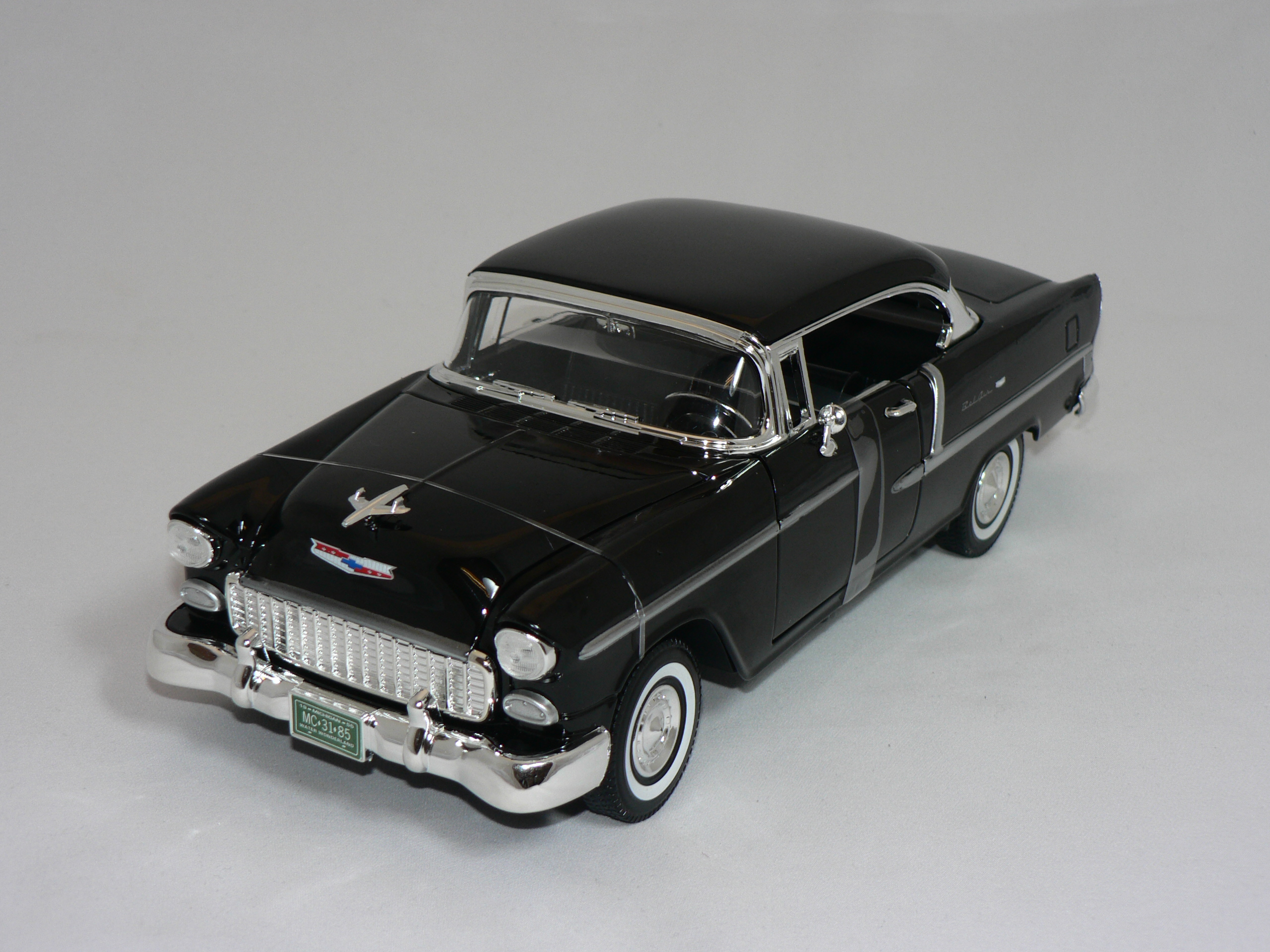 Chevrolet Bel Air 1955 Svart  1:18  Motor Max