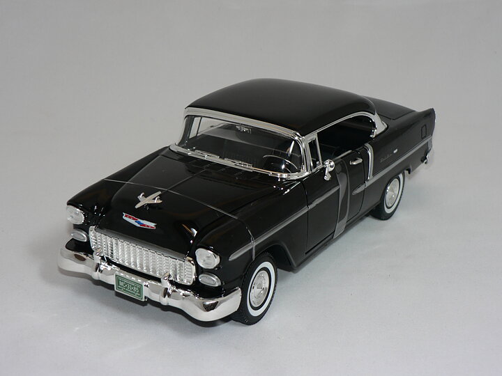 Chevrolet Bel Air 1955 Svart  1:18  Motor Max