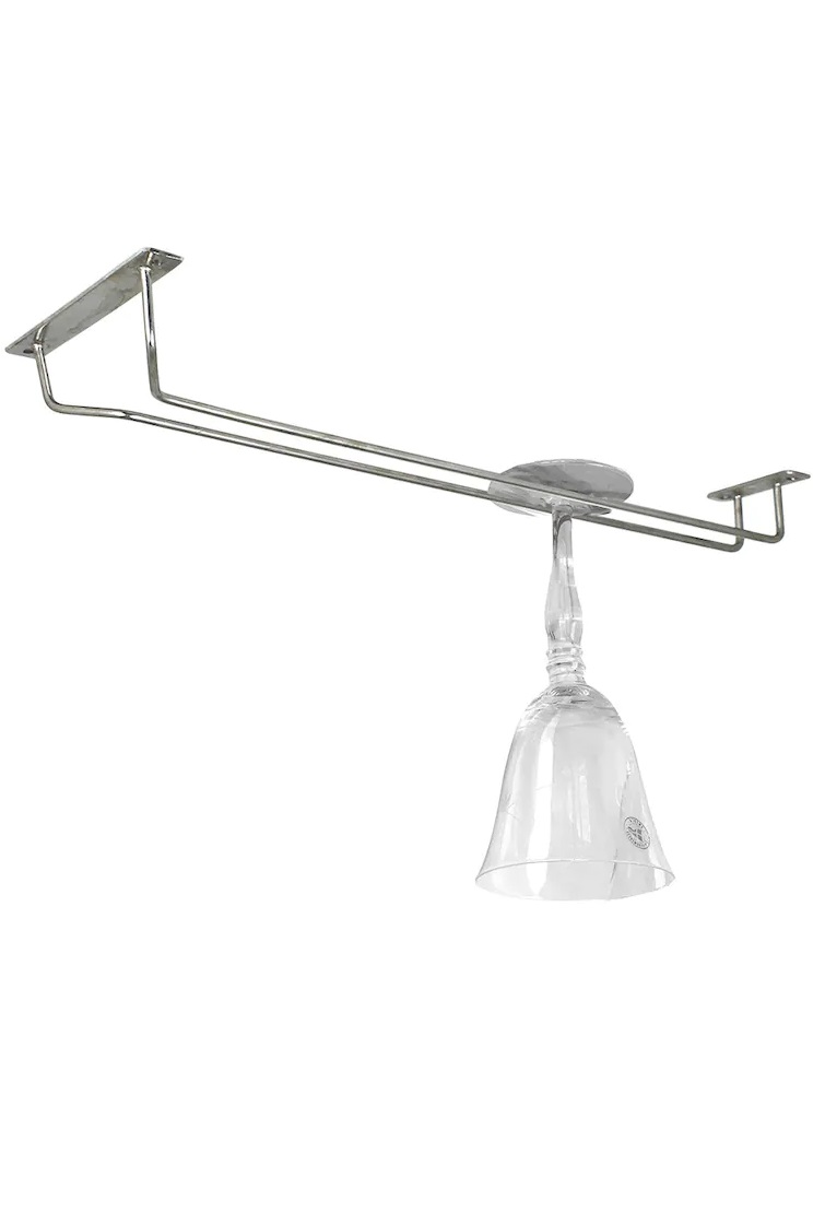 Glass hanger, single - Steel - 44.5x14.5 cm