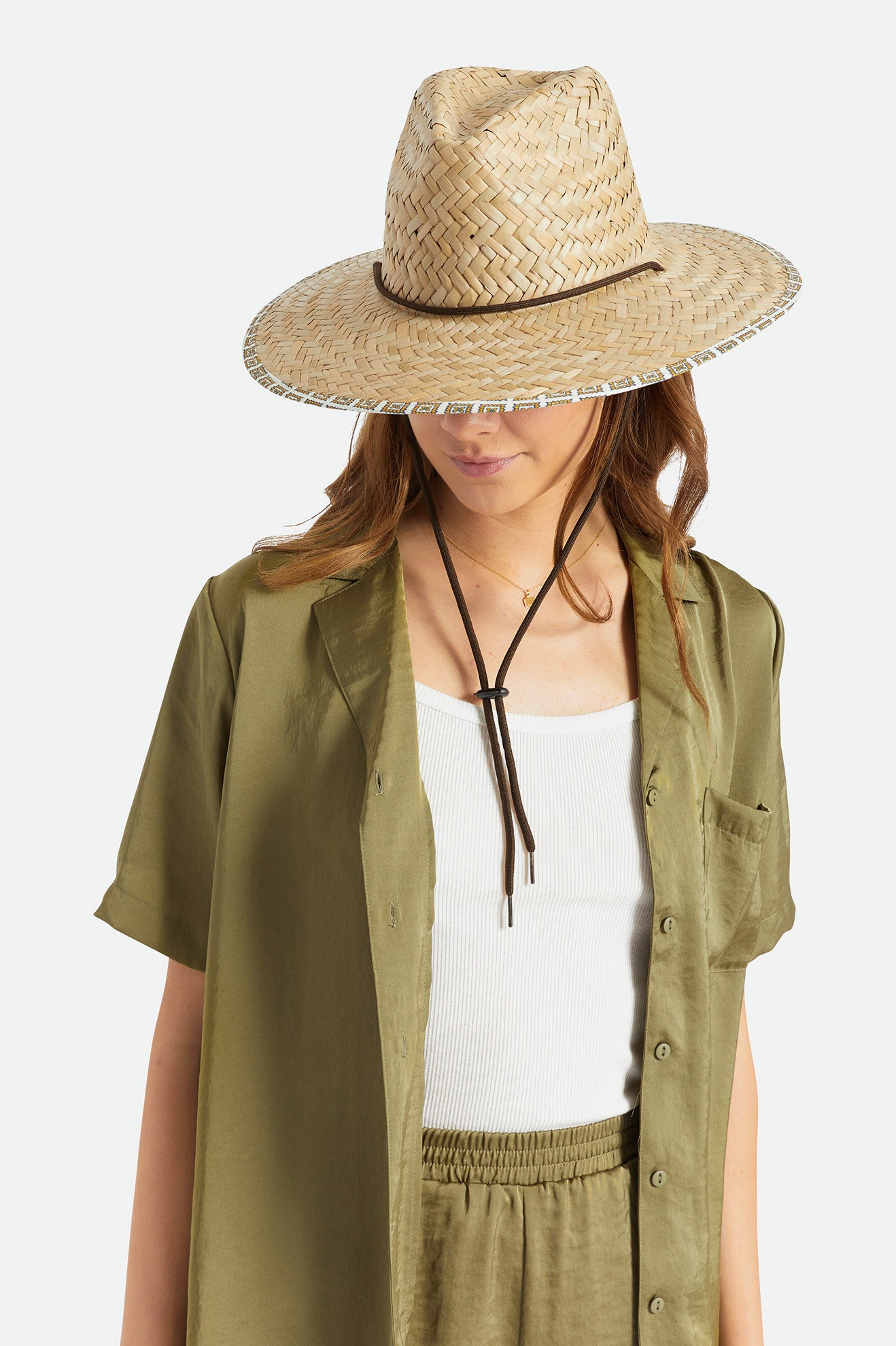 Messer wide brim sunhat tan - 8