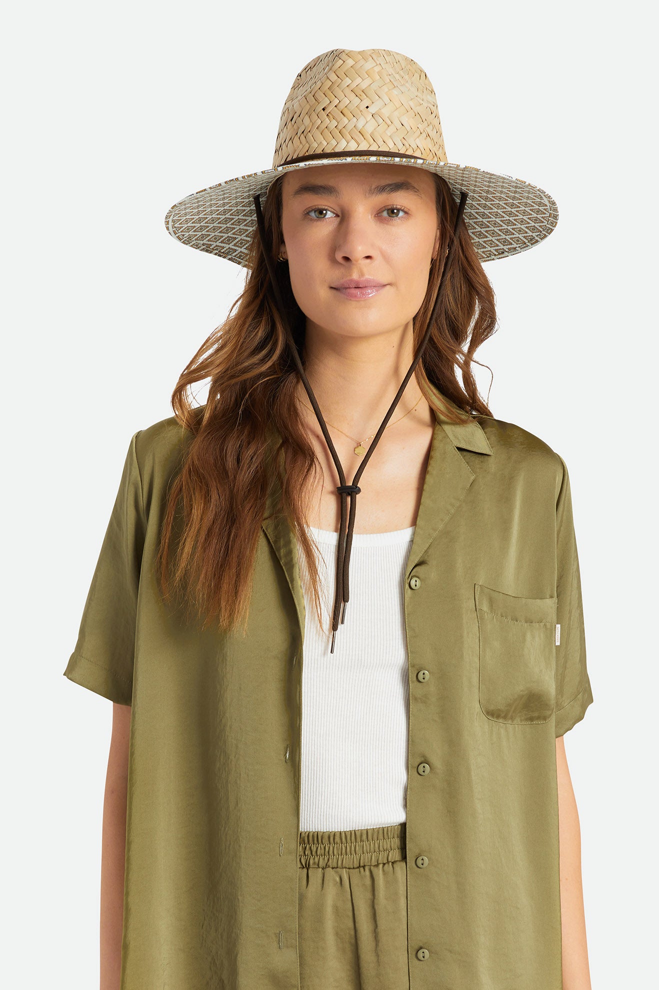 Messer wide brim sunhat tan - 3