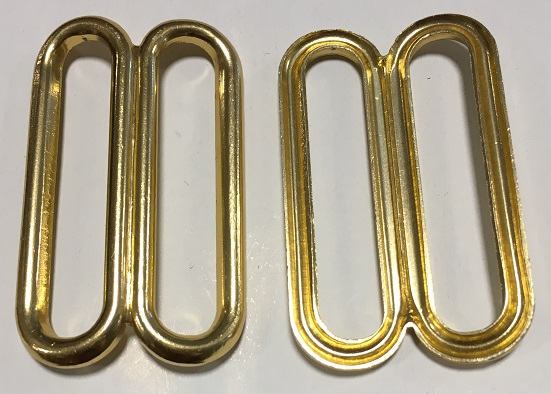 Skärp Spänne Guld / Stomme tygspänne 40
