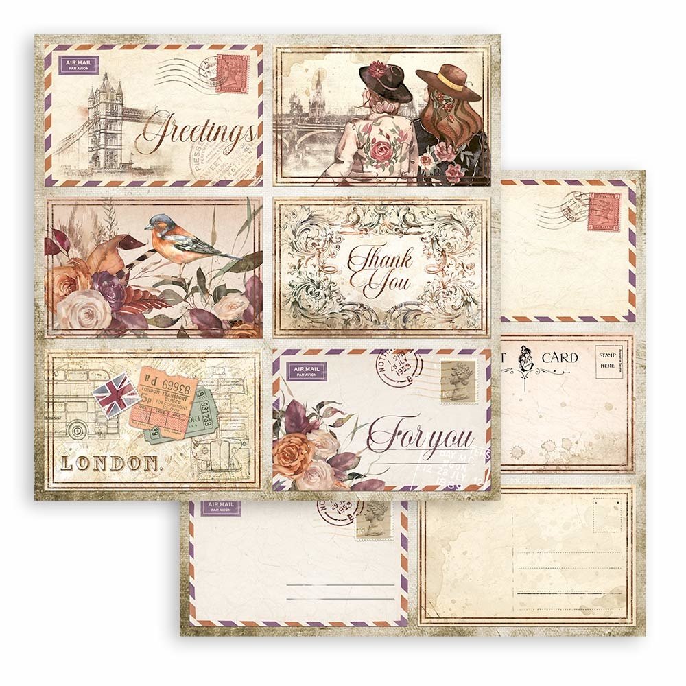 Stamperia Paper Pad 6x6 - Our Way - 10