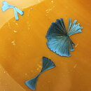 Isak Isaksson (2020) Unique Vase with Yellow and Blue Crystalline Glaze 12 cm