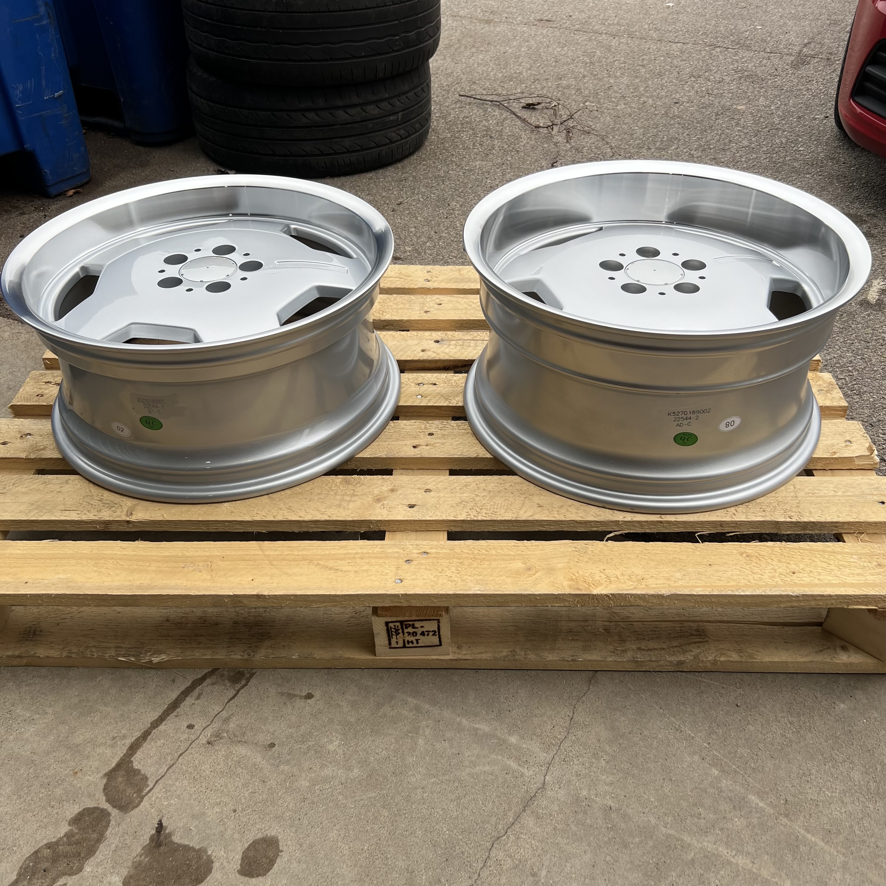 19" AM6 Silver/polished 5x112 - 3