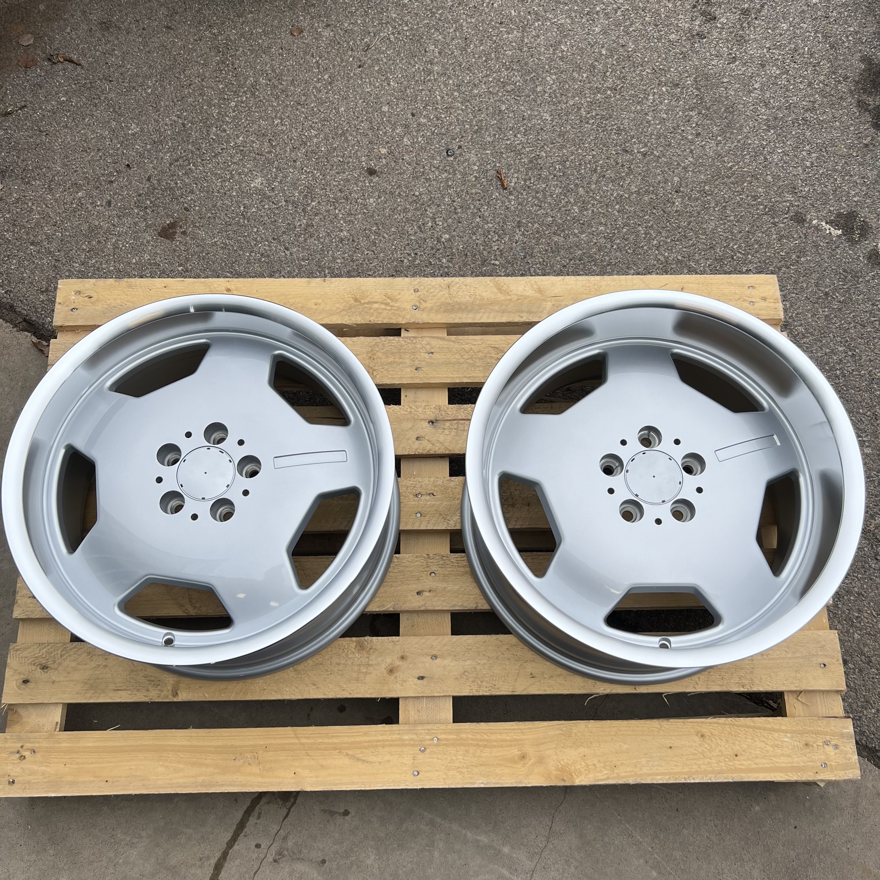 19" AM6 Silver/polished 5x112 - 2