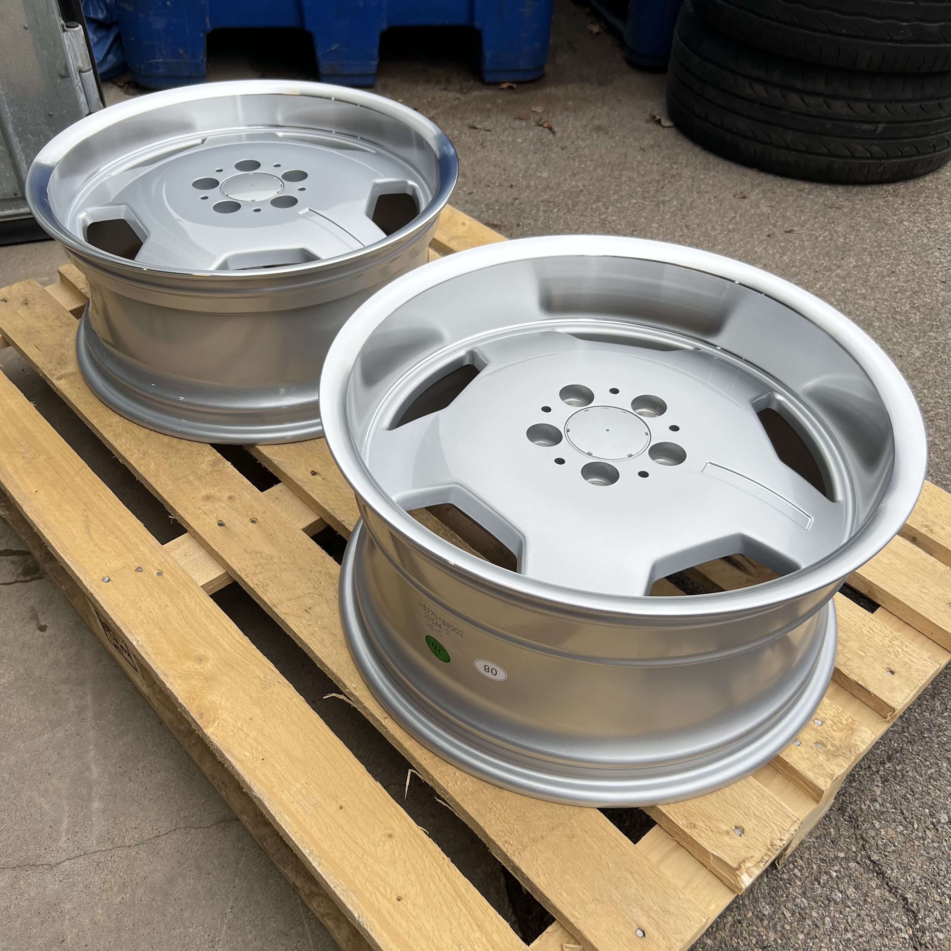 19" AM6 Silver/polished 5x112 - 4