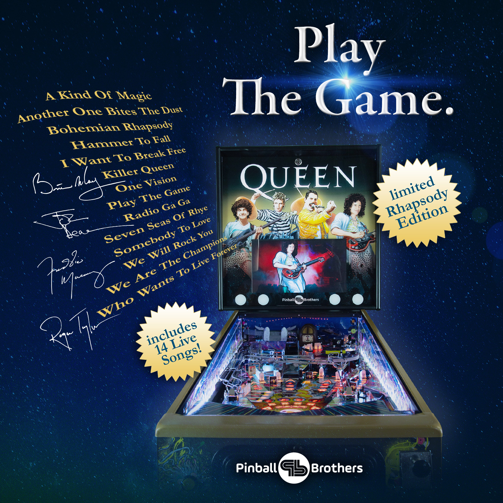 Queen - Live in Concert, Rhapsody Limited Edition  - Kontakta oss för tillgänglighet - 2