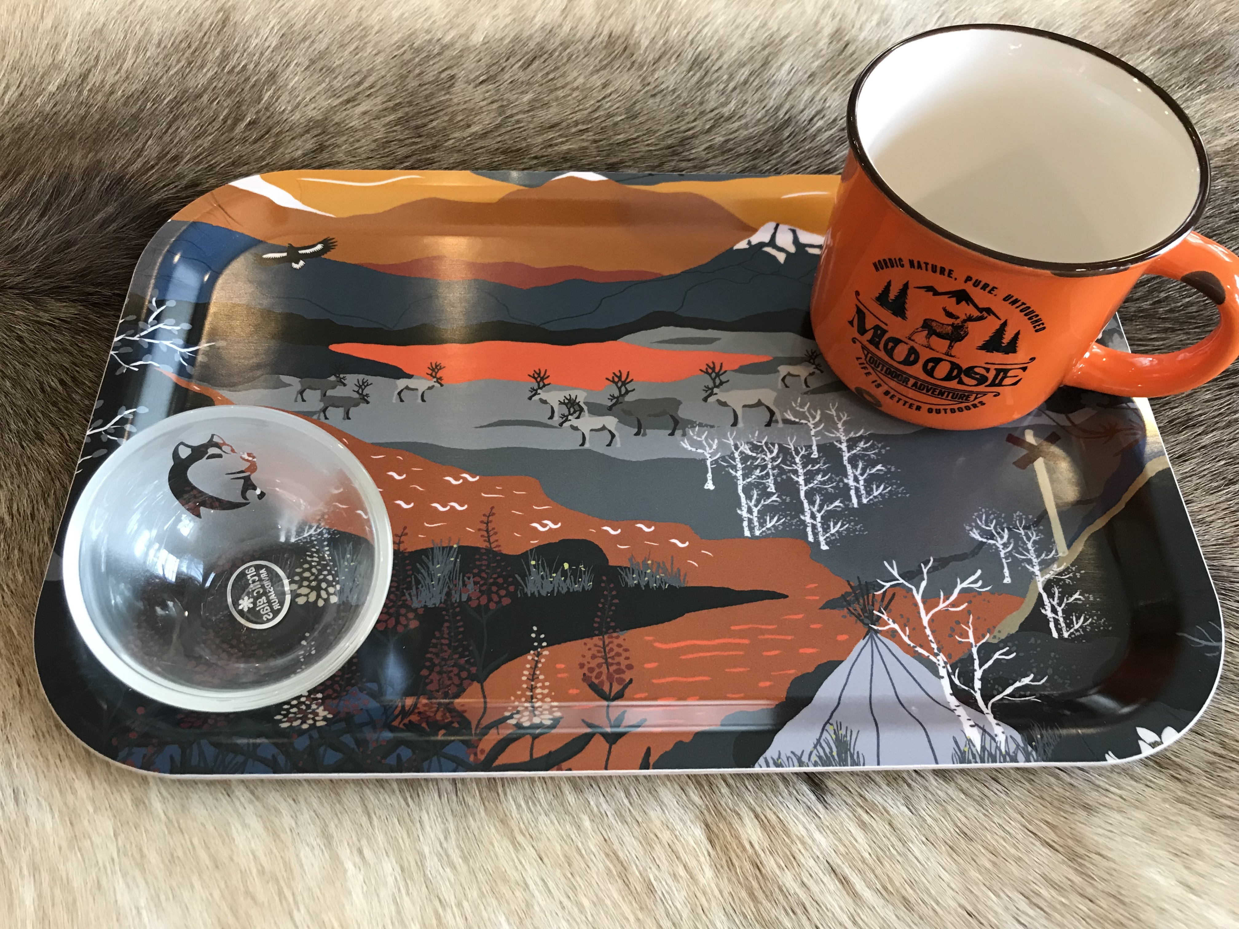 Tablett  Fjällwanderung orange - 2