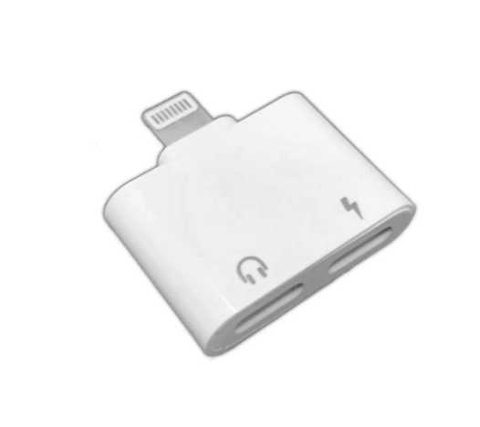 Adapter 2-I-1mini Lightning adapter for IPHONE XS MAX/XS/XR White