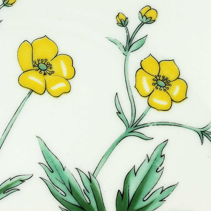 ラース・トーレン  Floraシリーズ　Buttercupモチーフのプレート 20cm  1950年代