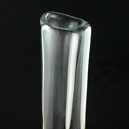Göran Wärff (1960s) Clear Vase with Swelling Base 26 cm