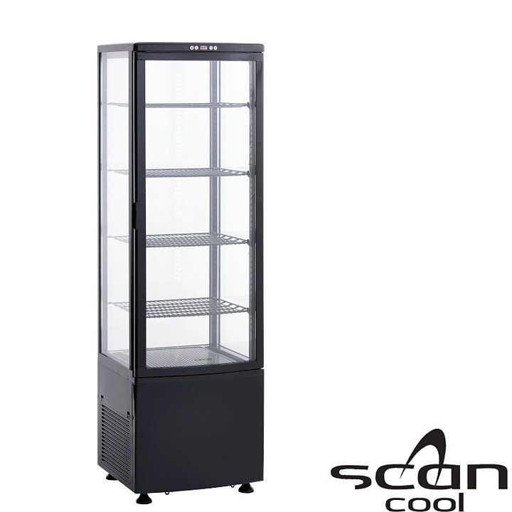 Kylmonter, 235 liter - Svart