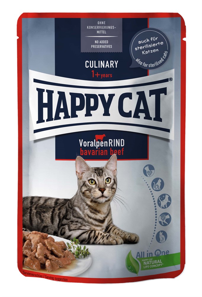 HappyCat portionspåse Nötkött