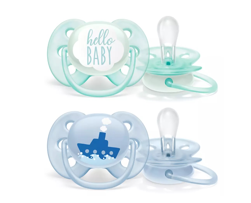 Soother Ultra Soft 0-6m 2 pack - Philips Avent