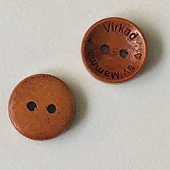 Knapp - Virkad av Mamma 15 mm