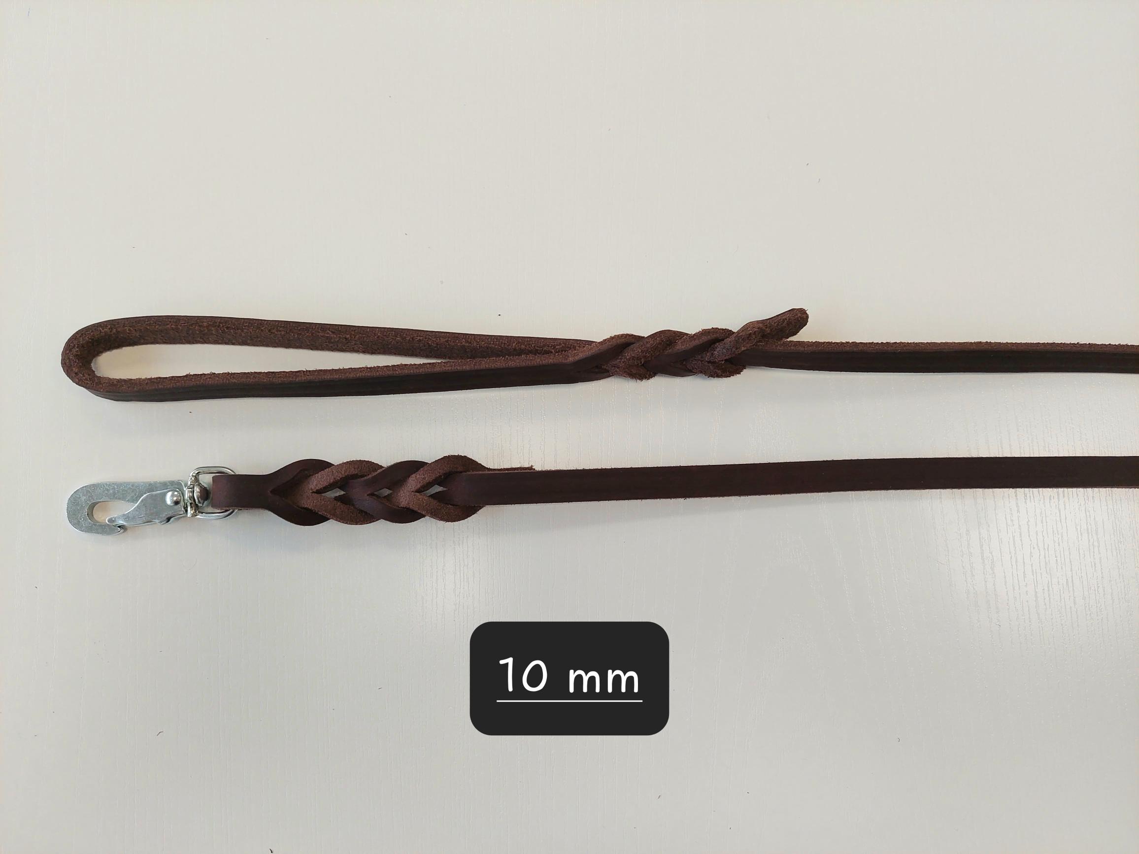 PetNation Brunt Läderkoppel 180cm BGBtyp (olika bredder) - 3